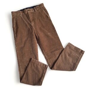 Brooks Brothers Fleece Boys Brown Corduroy Pants Size 14